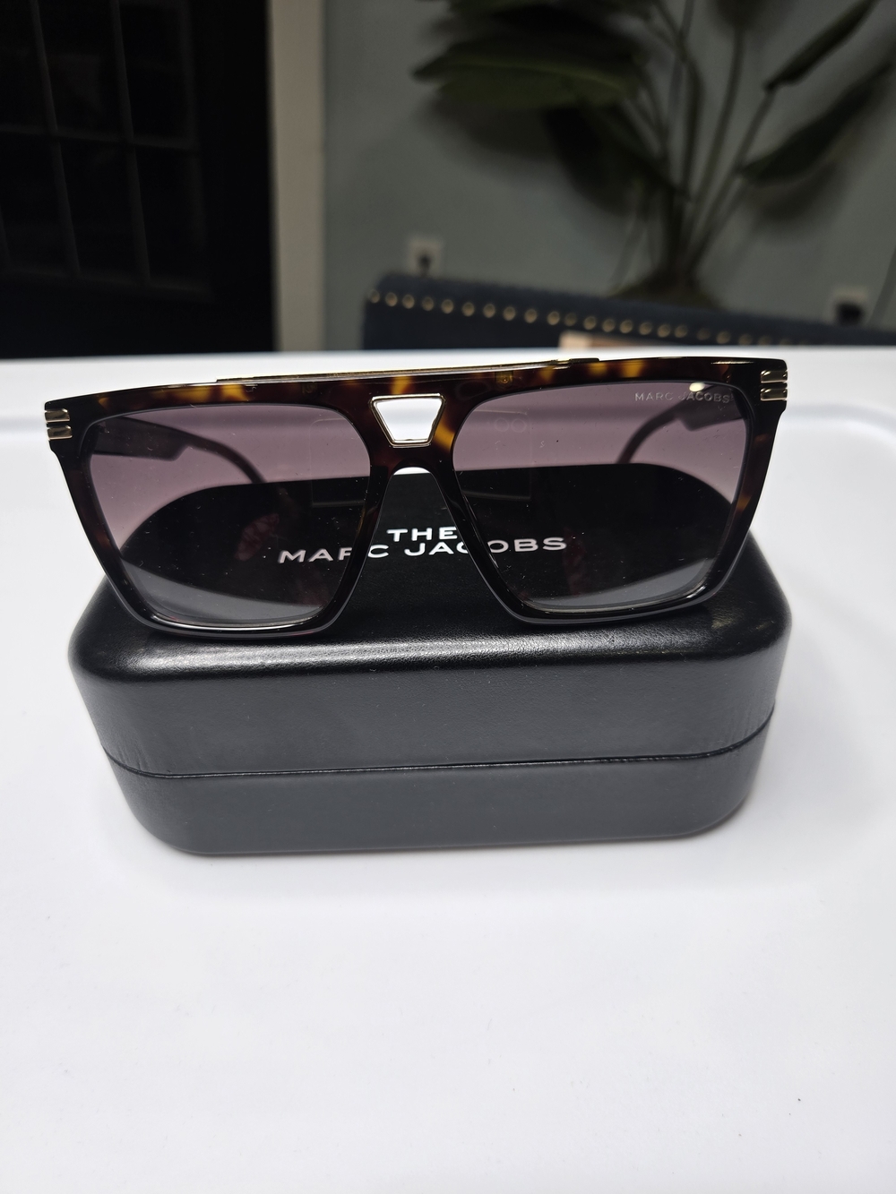 The Marc Jacobs Men's Tortoiseshell Sunglasses - Brown Lenses